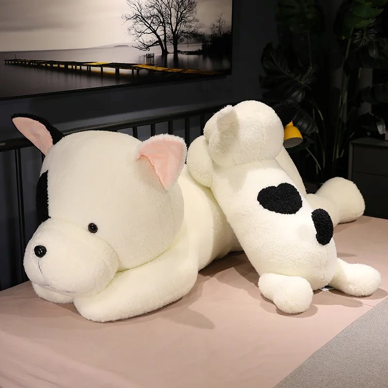 kawaiies-softtoys-plushies-kawaii-plush-Giant Fluffy Spotty White Black Dog Plushie Soft toy 