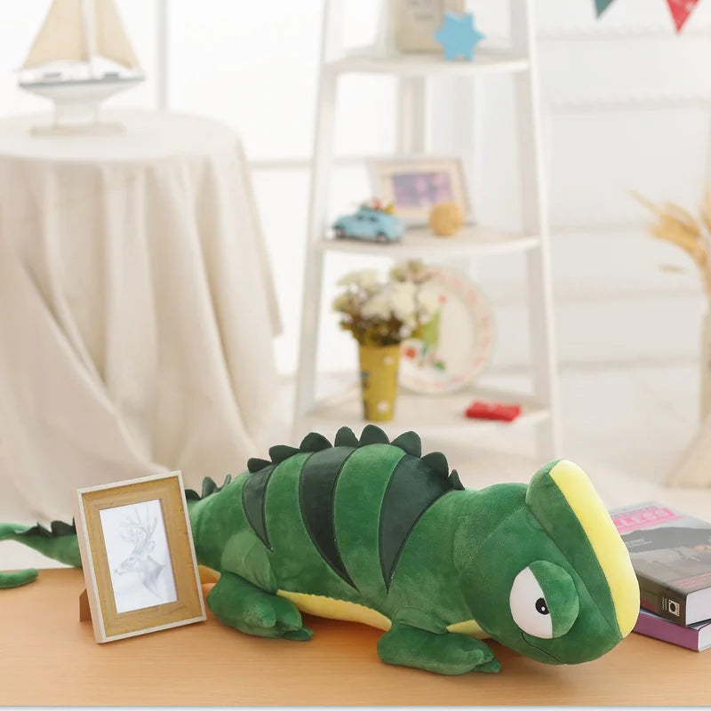 kawaiies-softtoys-plushies-kawaii-plush-Giant Green Lizard Chameleon Plushie Soft toy 55in / 140cm 