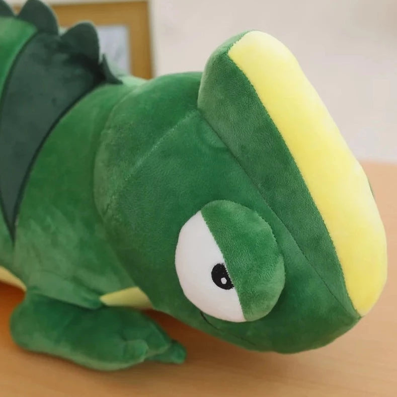 Giant Green Lizard Chameleon Plushie Kawaiies