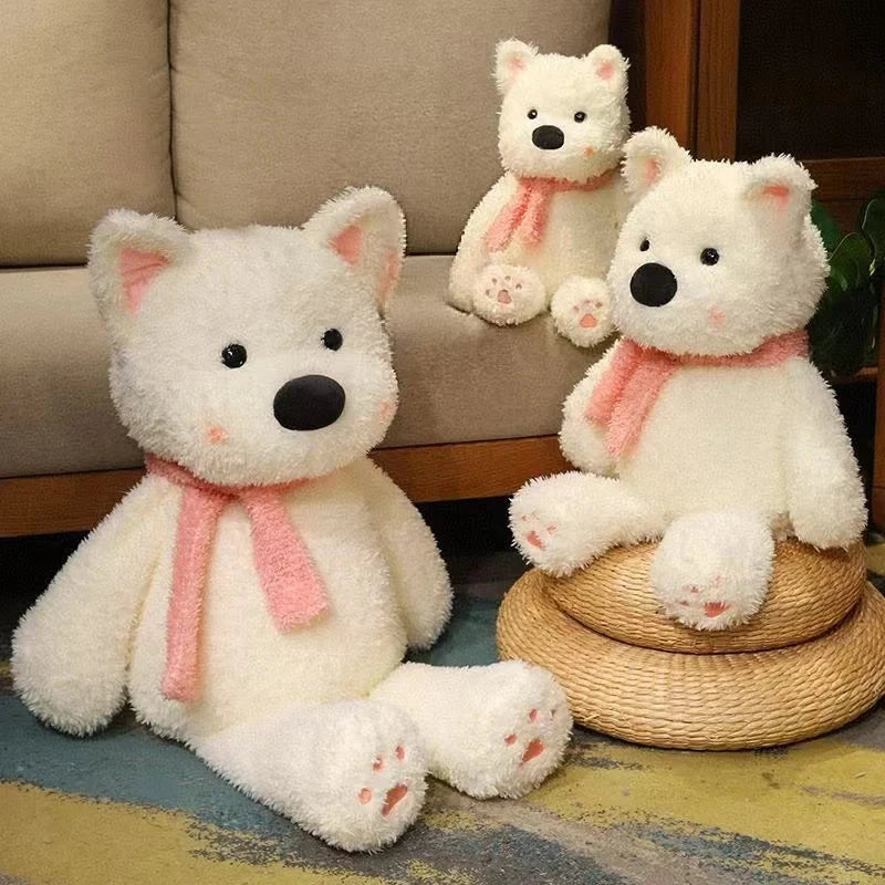 kawaiies-softtoys-plushies-kawaii-plush-Giant White West Highland Dog Plushie Soft toy 