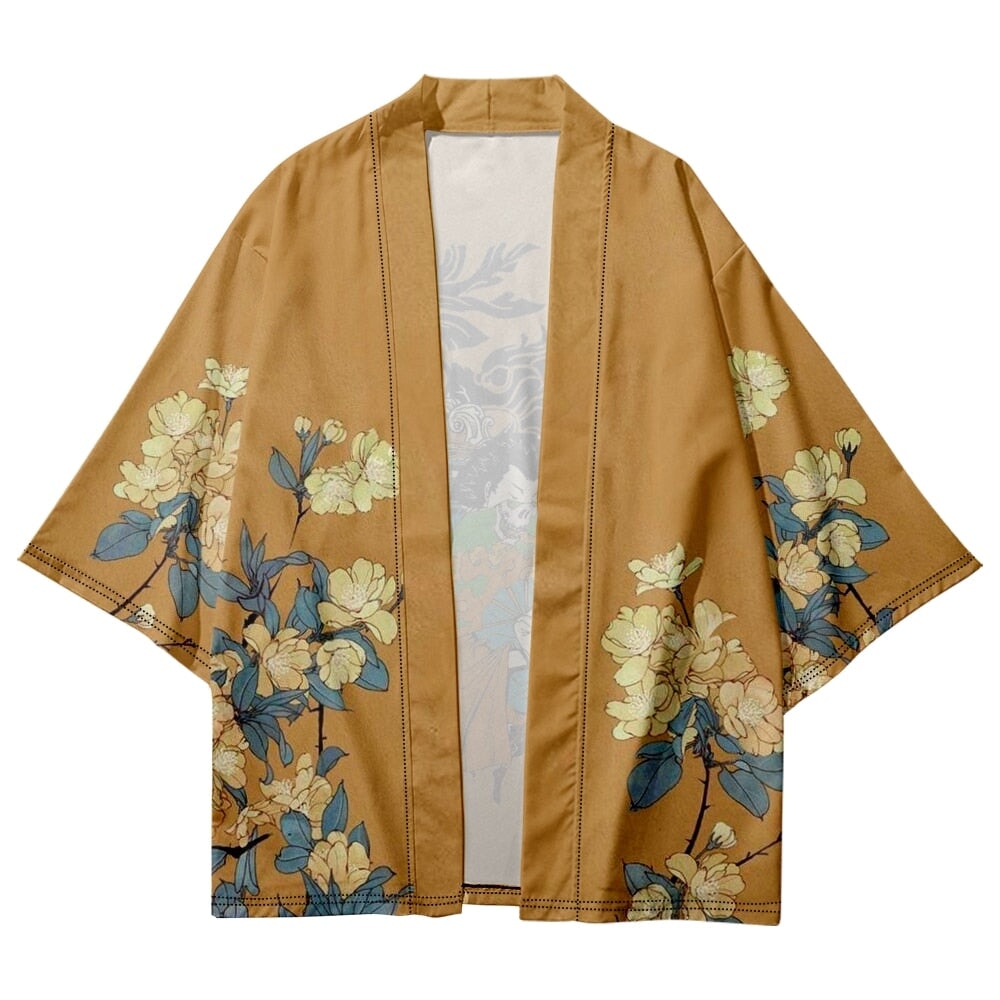 Golden Japanese Mystical Lady Kimono – Kawaiies