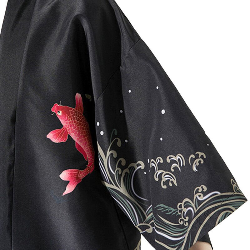 kawaiies-softtoys-plushies-kawaii-plush-Golden Koi and Japanese Crane Men Kimono Kimono 