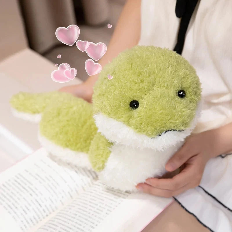 kawaiies-softtoys-plushies-kawaii-plush-Green Soft Fluffy Snake Soft toy 