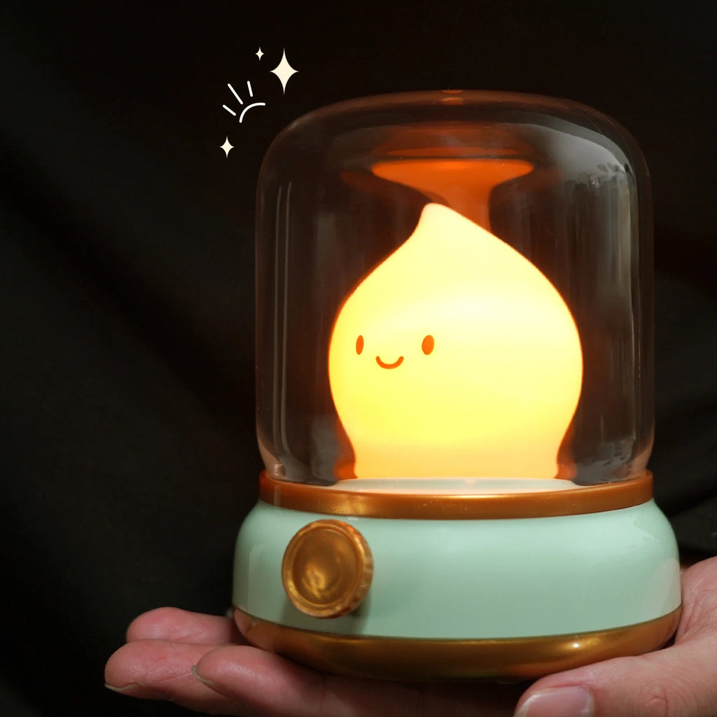 kawaiies-softtoys-plushies-kawaii-plush-Happy Glowing Candle Flame LED Night Light Home Decor 