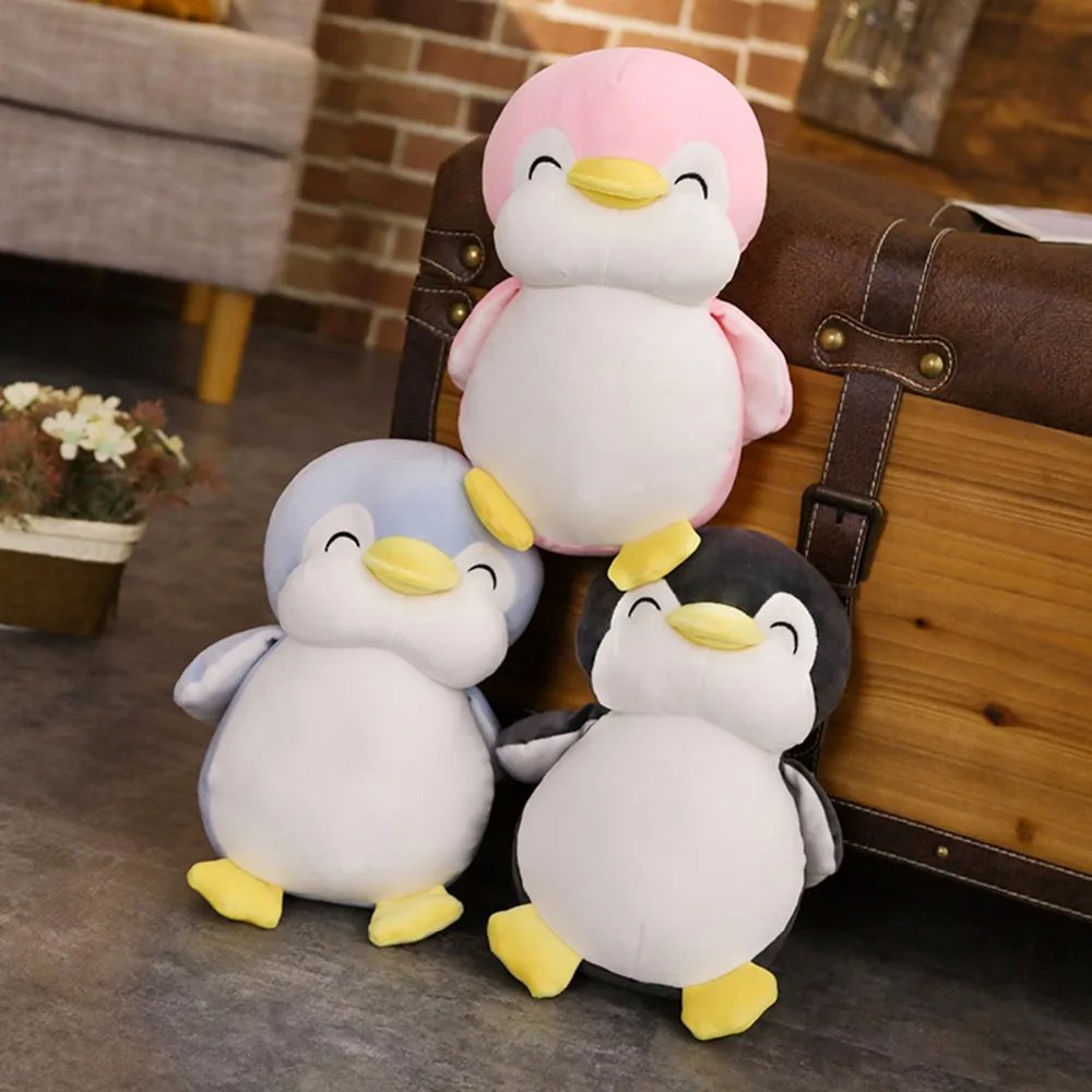 kawaiies-softtoys-plushies-kawaii-plush-Happy Penguin Trio Soft toy 