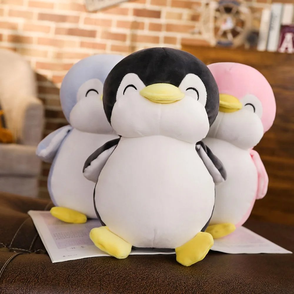 kawaiies-softtoys-plushies-kawaii-plush-Happy Penguin Trio Soft toy 