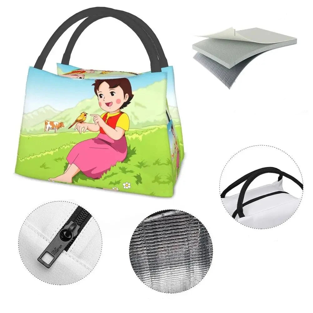 kawaiies-softtoys-plushies-kawaii-plush-Heidi The Girl From The Alps Insulated Lunch Bags Bag 