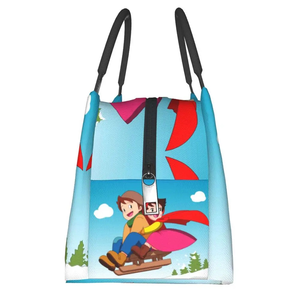 kawaiies-softtoys-plushies-kawaii-plush-Heidi The Girl From The Alps Snow Cream Insulated Lunch Bags Bag 