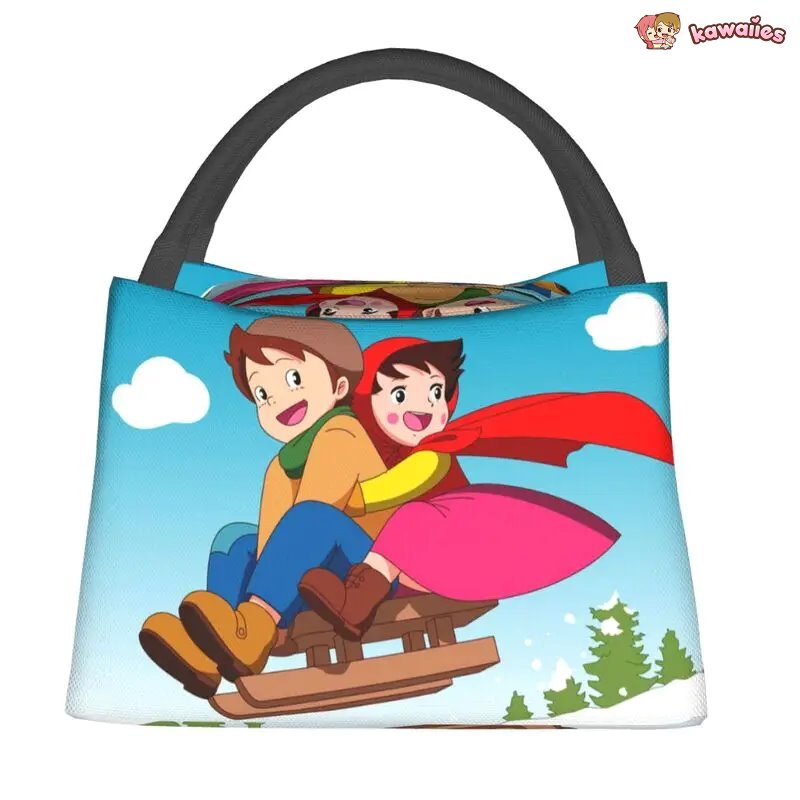 kawaiies-softtoys-plushies-kawaii-plush-Heidi The Girl From The Alps Snow Cream Insulated Lunch Bags Bag 