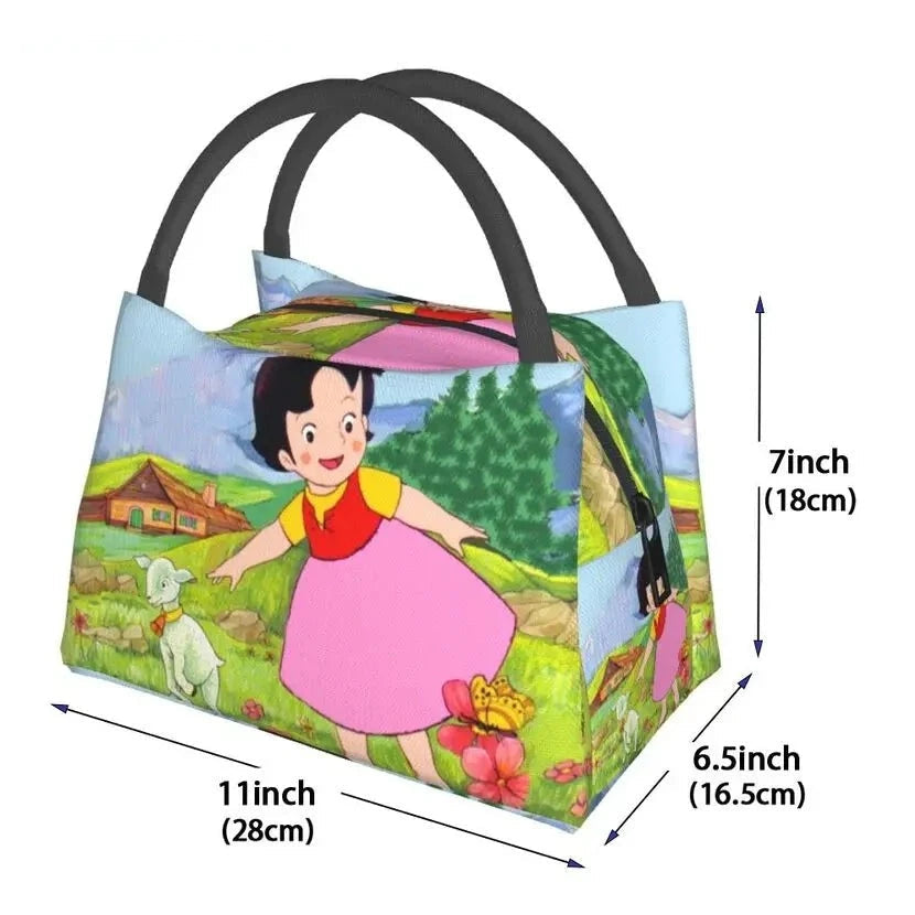 kawaiies-softtoys-plushies-kawaii-plush-Heidi The Girl From The Alps Snow Cream Insulated Lunch Bags Bag 