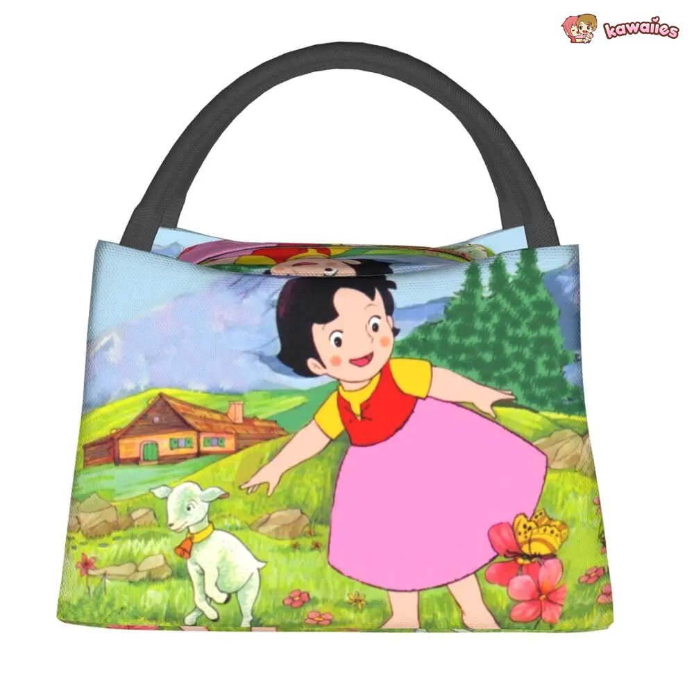 kawaiies-softtoys-plushies-kawaii-plush-Heidi The Girl From The Alps Snow Cream Insulated Lunch Bags Bag 