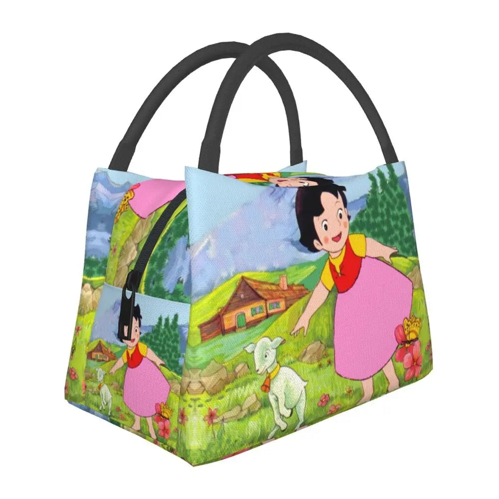 kawaiies-softtoys-plushies-kawaii-plush-Heidi The Girl From The Alps Snow Cream Insulated Lunch Bags Bag 