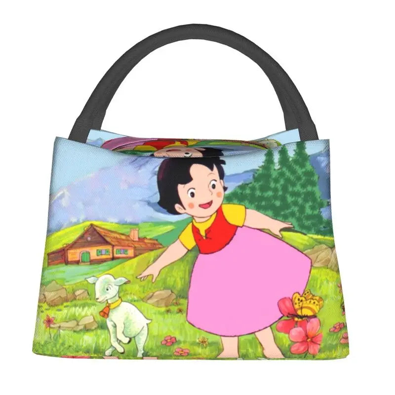 kawaiies-softtoys-plushies-kawaii-plush-Heidi The Girl From The Alps Snow Cream Insulated Lunch Bags Bag Alps 