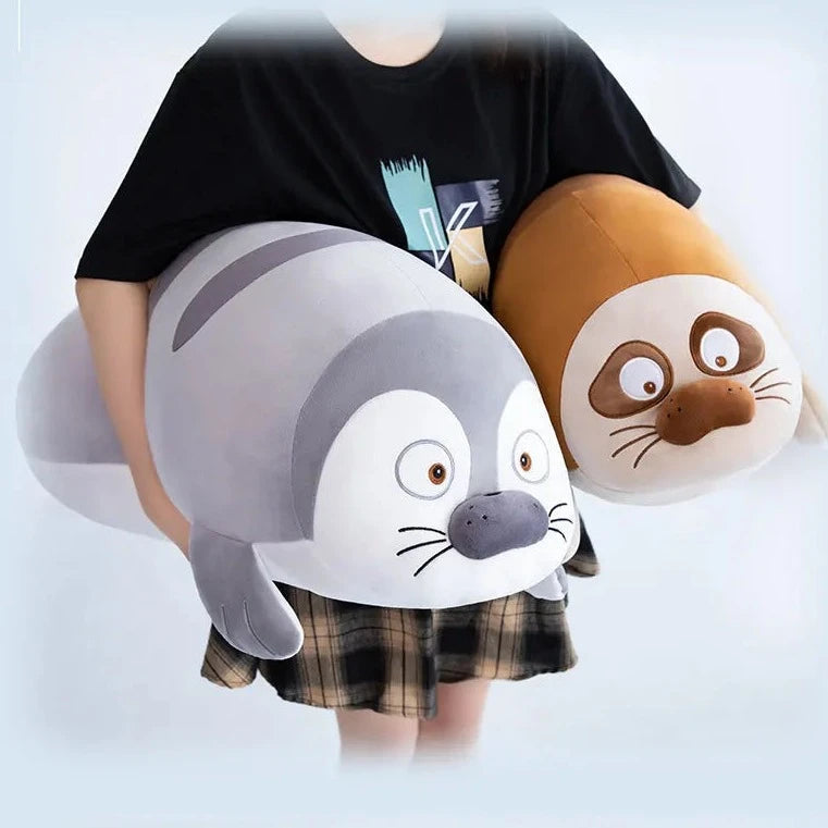 kawaiies-softtoys-plushies-kawaii-plush-Huge Sleeping Buddies Seal Plushies Soft toy 