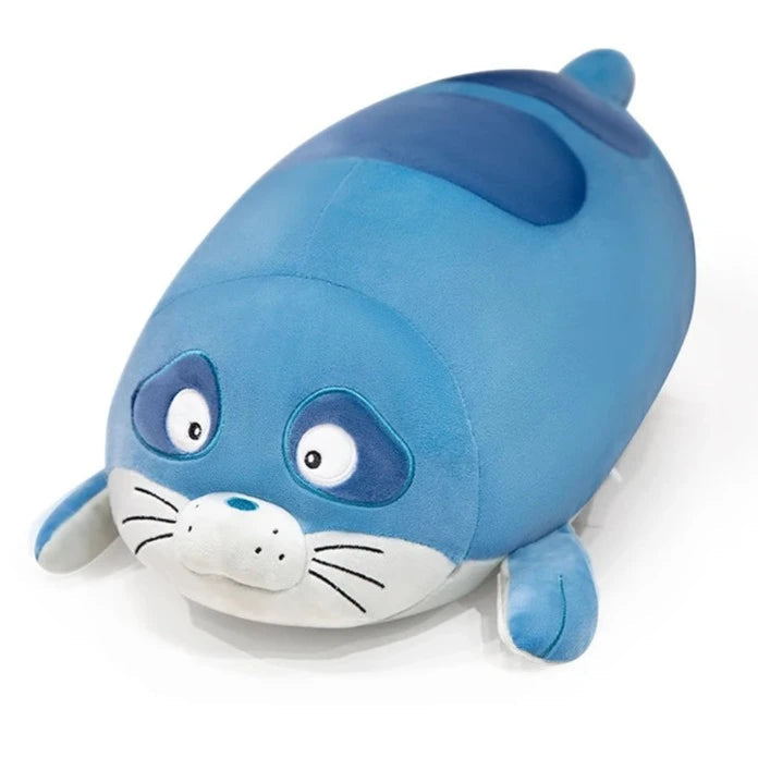 kawaiies-softtoys-plushies-kawaii-plush-Huge Sleeping Buddies Seal Plushies Soft toy Blue 16in / 40cm 