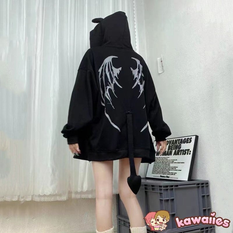 Cute devil hoodie online