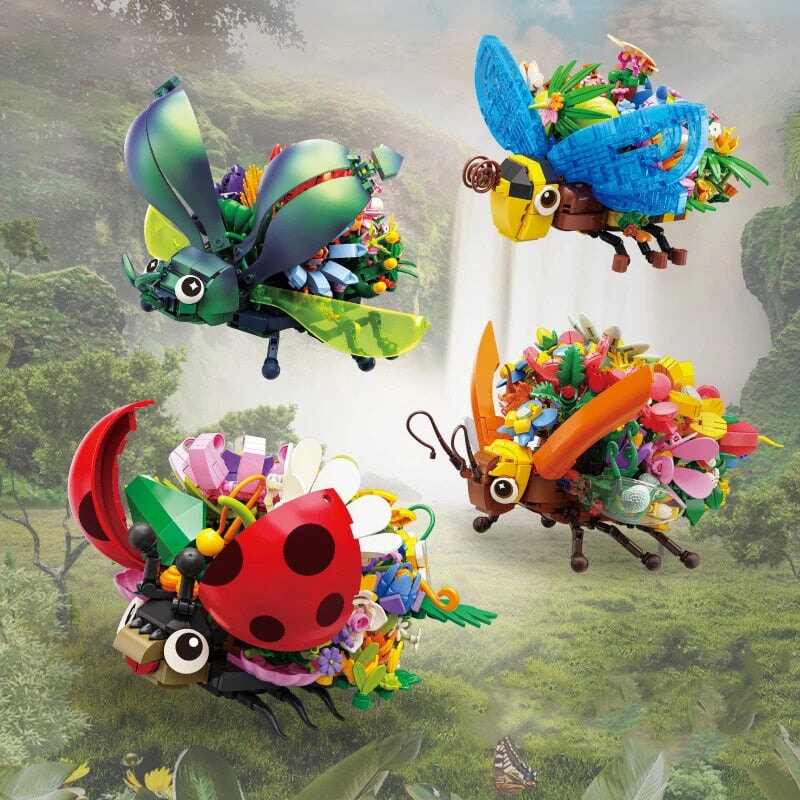 kawaiies-softtoys-plushies-kawaii-plush-Insects Ladybirds Bugs Micro Building Sets Build it 