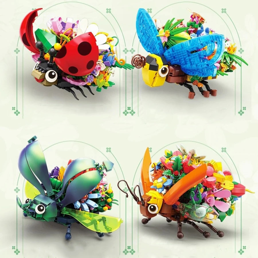 kawaiies-softtoys-plushies-kawaii-plush-Insects Ladybirds Bugs Micro Building Sets Build it 