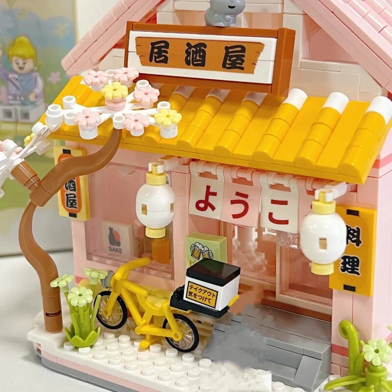 kawaiies-softtoys-plushies-kawaii-plush-Izakaya and Chashitsu Sakura Micro Building Blocks Build it 