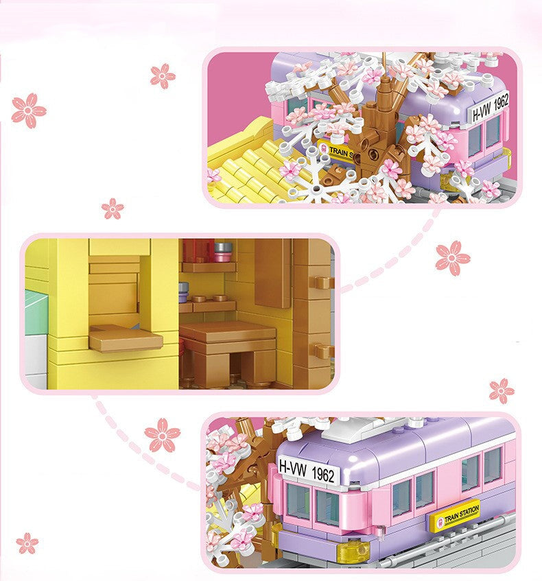 kawaiies-softtoys-plushies-kawaii-plush-Izakaya and Chashitsu Sakura Micro Building Blocks Build it 