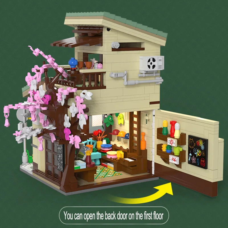 kawaiies-softtoys-plushies-kawaii-plush-Japanese Grocery Sakura Tree Shop Building Set Build it 