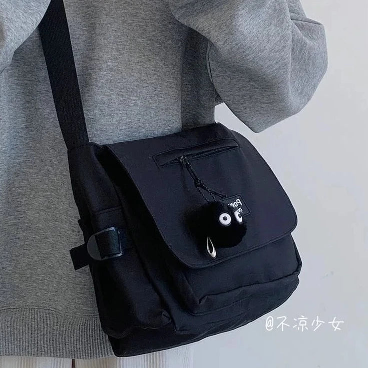 kawaiies-softtoys-plushies-kawaii-plush-Japanese Harajuku Power Off Simple Crossbody Shoulder Bag Bags 