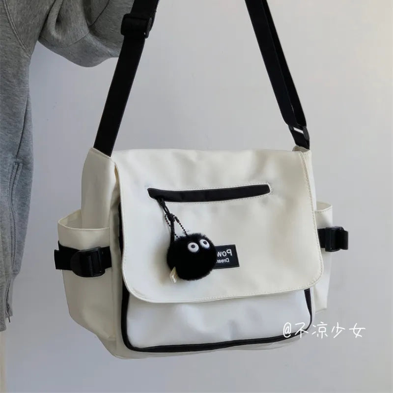 kawaiies-softtoys-plushies-kawaii-plush-Japanese Harajuku Power Off Simple Crossbody Shoulder Bag Bags 