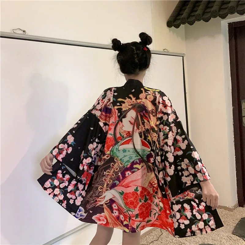 kawaiies-softtoys-plushies-kawaii-plush-Japanese Lady Sakura Women Kimono Robe Cardigan Kimono 