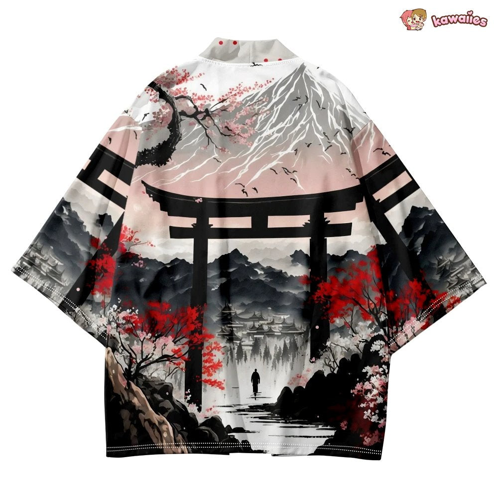 kawaiies-softtoys-plushies-kawaii-plush-Japanese-theme Dawn Shrine Unisex Kimono Kimono 