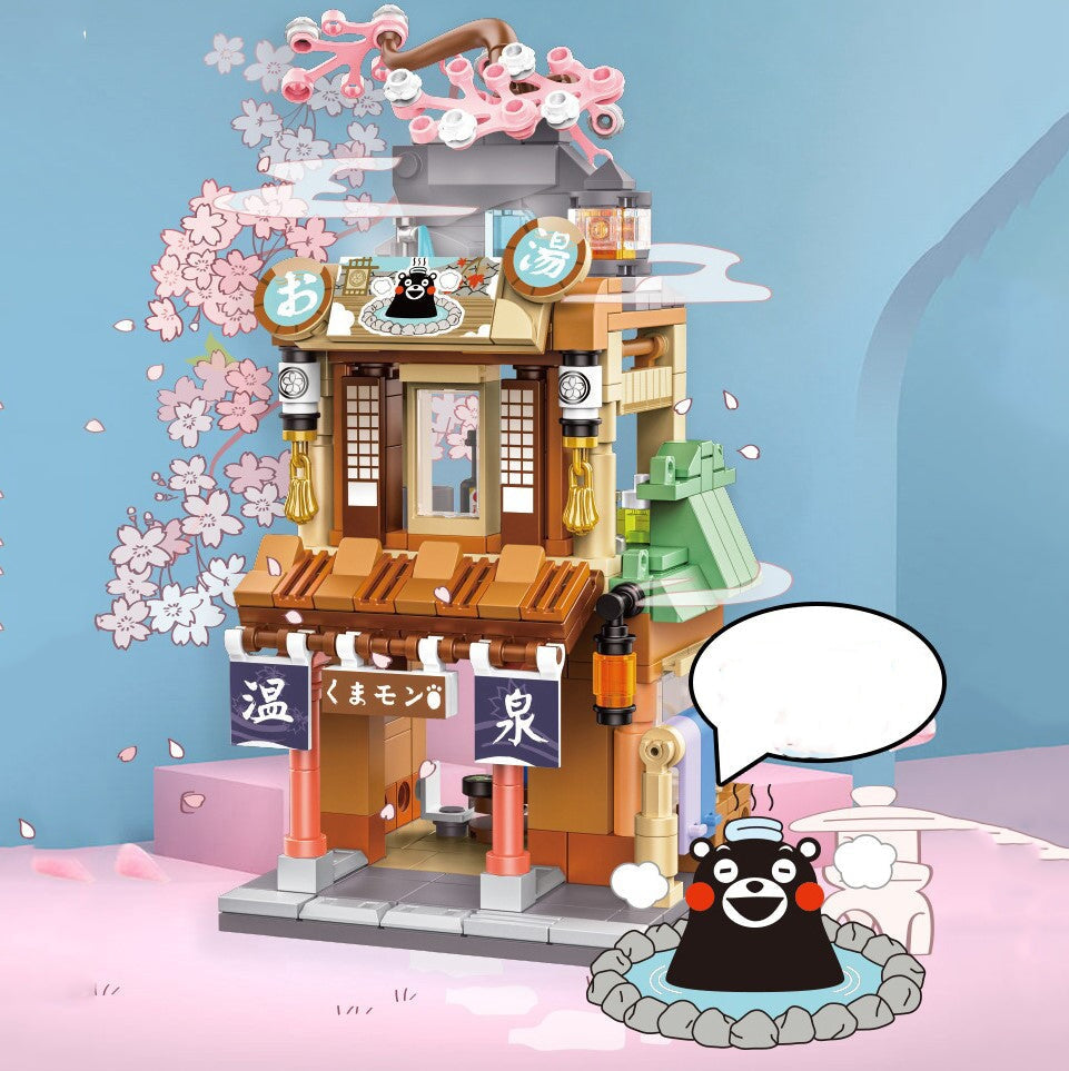 kawaiies-softtoys-plushies-kawaii-plush-Japanese-themed Ramen Hot Spring Sushi Tea Micro Building Sets Build it 