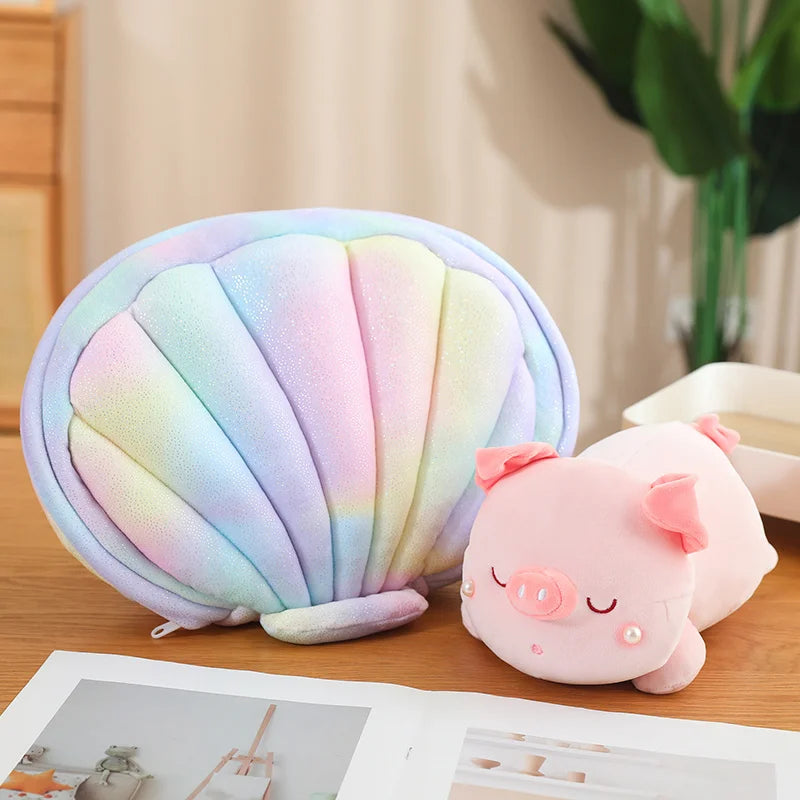 kawaiies-softtoys-plushies-kawaii-plush-Jeju the Pig hiding in Shell Plushie Soft toy 70cm 