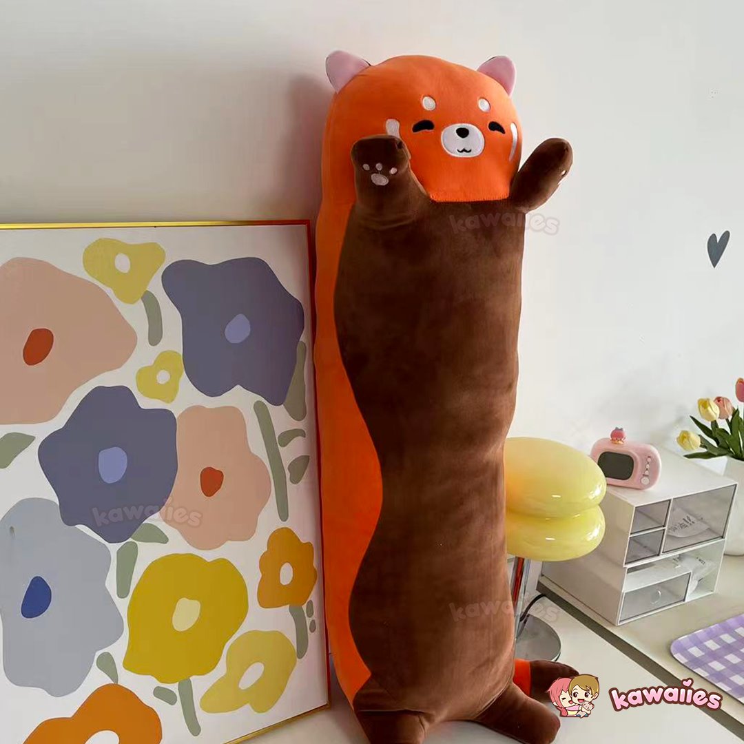 Plush animal body pillow on sale