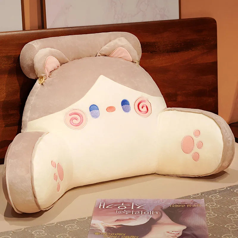 kawaiies-softtoys-plushies-kawaii-plush-Kawaii Animals Resting Cushion Pillow Soft toy Brown Cat 20in / 50cm 