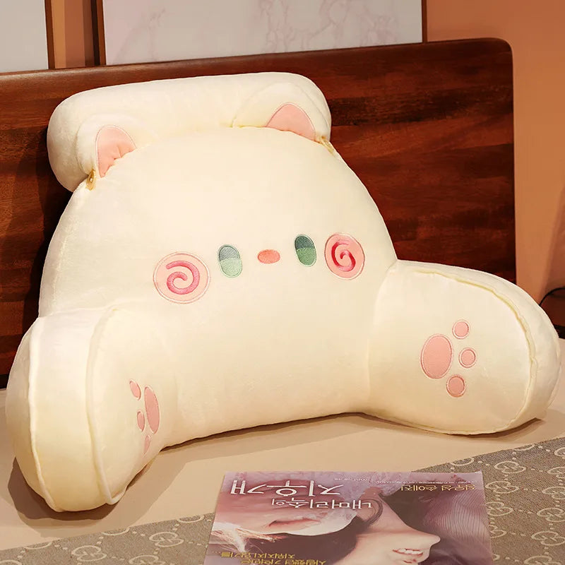 kawaiies-softtoys-plushies-kawaii-plush-Kawaii Animals Resting Cushion Pillow Soft toy White Cat 20in / 50cm 