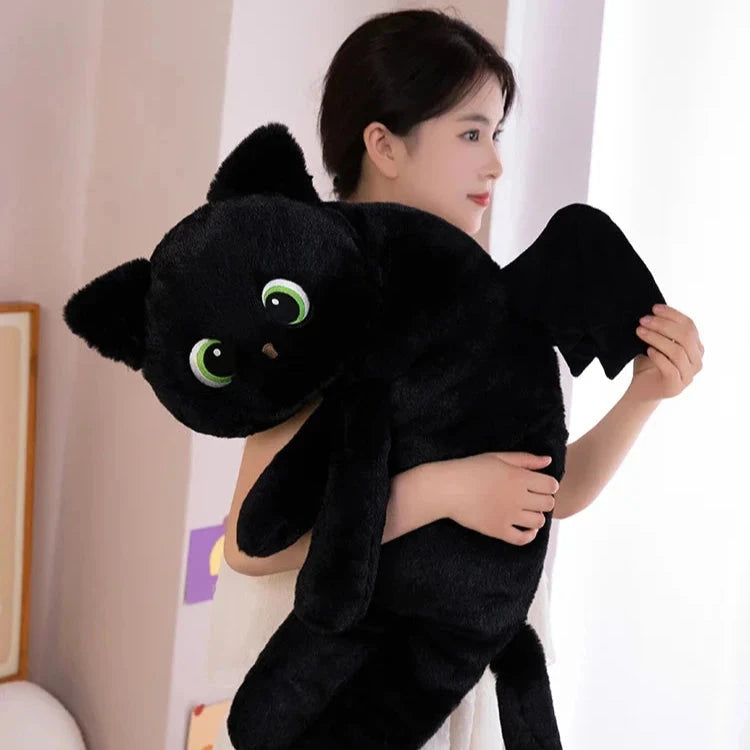 kawaiies-softtoys-plushies-kawaii-plush-Kawaii Black Cat with Wings Plushies Soft toy 