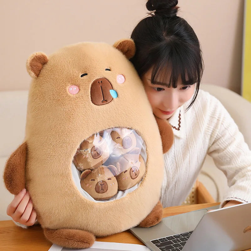 kawaiies-softtoys-plushies-kawaii-plush-Kawaii Capybara Candy Bag Plushie Soft toy 