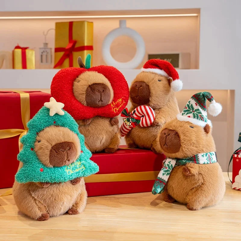 kawaiies-softtoys-plushies-kawaii-plush-Kawaii Capybara Christmas-themed Plushies Soft toy 