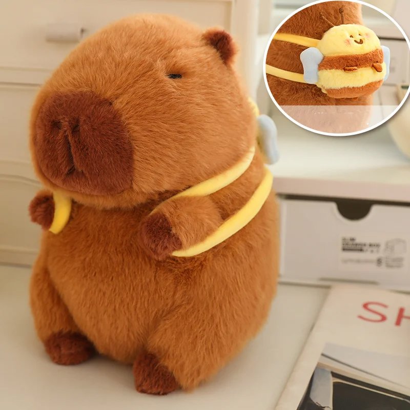 kawaiies-softtoys-plushies-kawaii-plush-Kawaii Capybara with Backpack Plush Collection Soft toy 