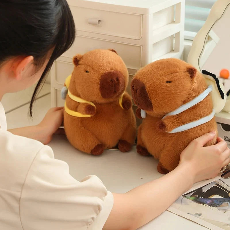 kawaiies-softtoys-plushies-kawaii-plush-Kawaii Capybara with Backpack Plush Collection Soft toy 