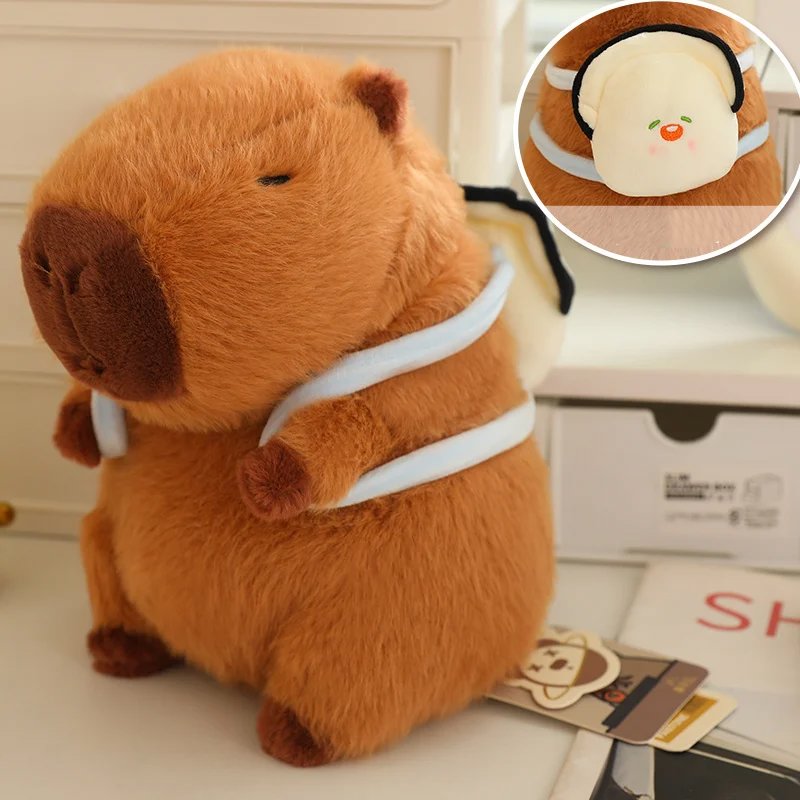 kawaiies-softtoys-plushies-kawaii-plush-Kawaii Capybara with Backpack Plush Collection Soft toy 