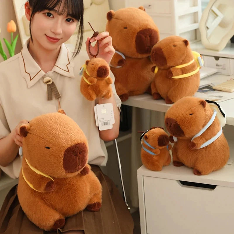 kawaiies-softtoys-plushies-kawaii-plush-Kawaii Capybara with Backpack Plush Collection Soft toy 