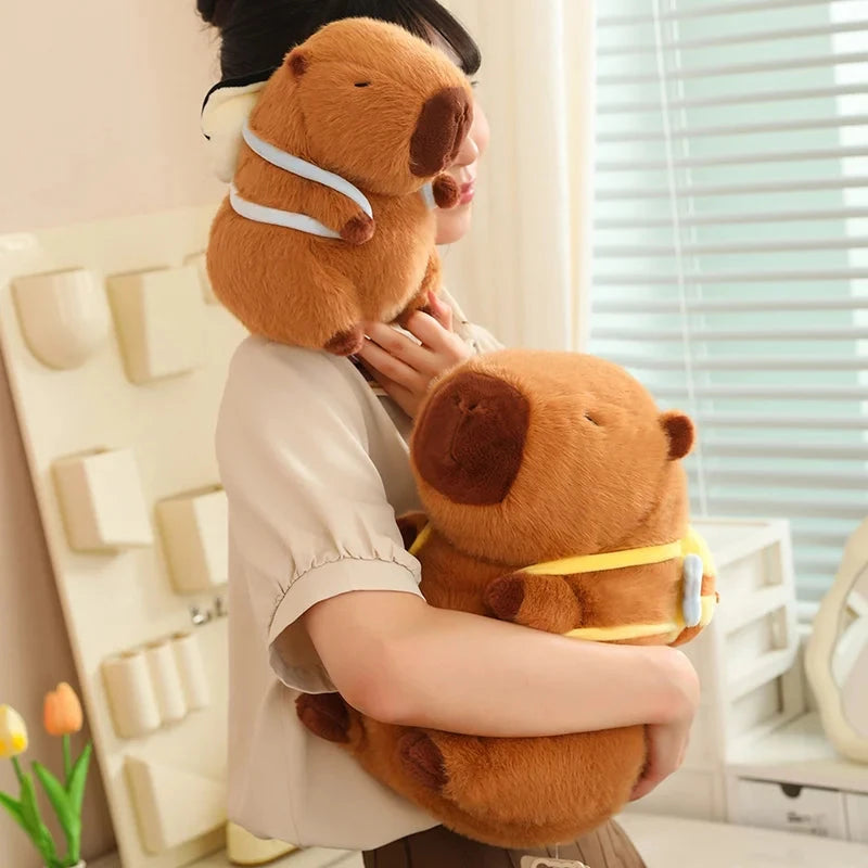 kawaiies-softtoys-plushies-kawaii-plush-Kawaii Capybara with Backpack Plush Collection Soft toy 