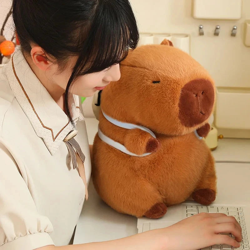 kawaiies-softtoys-plushies-kawaii-plush-Kawaii Capybara with Backpack Plush Collection Soft toy 