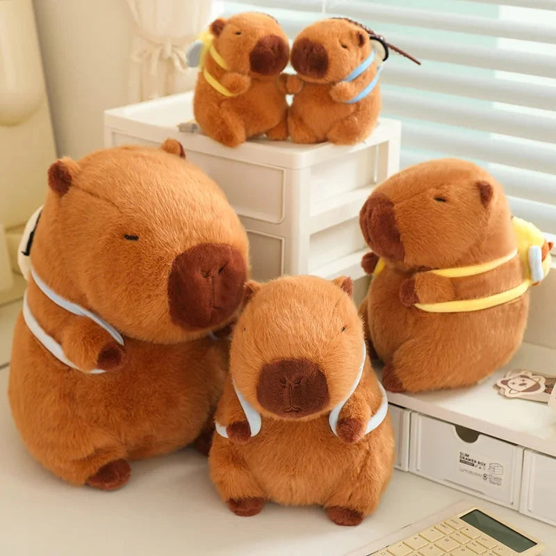 kawaiies-softtoys-plushies-kawaii-plush-Kawaii Capybara with Backpack Plush Collection Soft toy 