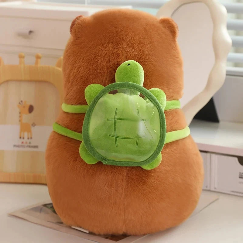 kawaiies-softtoys-plushies-kawaii-plush-Kawaii Capybara with Backpack Plush Collection Soft toy Tortoise 5in / 12cm (Keychain) 