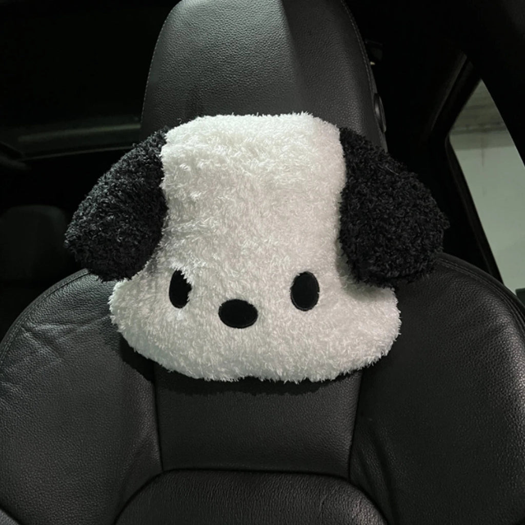 kawaiies-softtoys-plushies-kawaii-plush-Kawaii Dog Car Head Rest Plush Pillow Car 