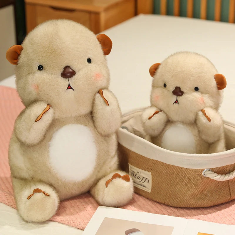 kawaiies-softtoys-plushies-kawaii-plush-Kawaii Fluffy Blushing Otter Plushie Soft toy 