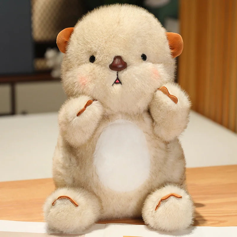 kawaiies-softtoys-plushies-kawaii-plush-Kawaii Fluffy Blushing Otter Plushie Soft toy 