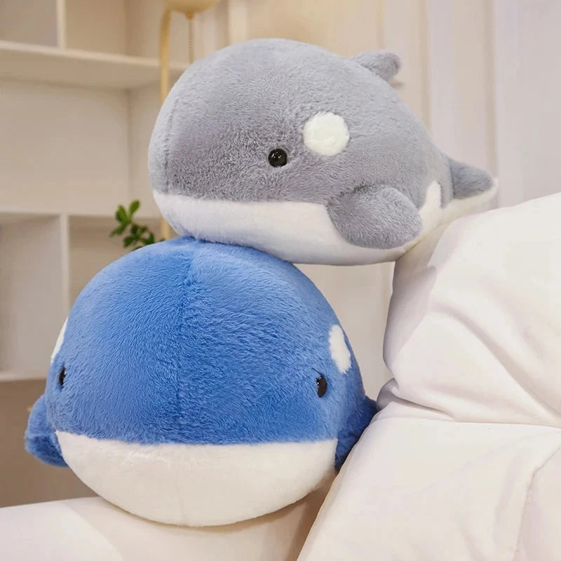 kawaiies-softtoys-plushies-kawaii-plush-Kawaii Fluffy Gray Blue Killer Whale Plushies Soft toy 