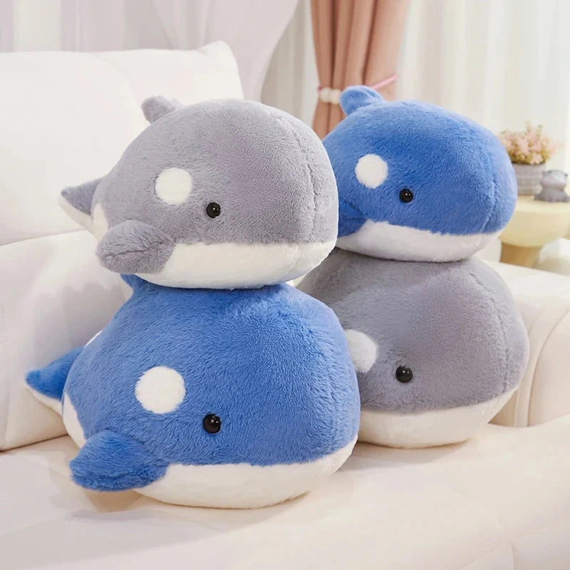 kawaiies-softtoys-plushies-kawaii-plush-Kawaii Fluffy Gray Blue Killer Whale Plushies Soft toy 